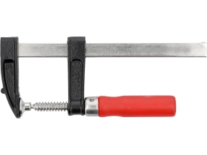 Ścisk stolarski VOREL 150x50mm żeliwne szczęki drewniana rękojeść 37150