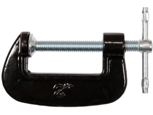 Ścisk stolarski VOREL typ C rozstaw szczęk 50mm wysokość 50mm 38430