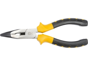 Szczypce wydłużone wygięte VOREL 160mm precyzyjne długie płaskie 40050