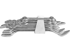 Zestaw kluczy płaskich VOREL 10 szt.uk 6-32mm stal węglowa chromowane 50610