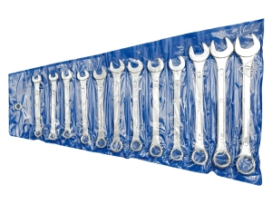 Zestaw kluczy płasko oczkowych VOREL 12 szt.uk 6-22mm stal węglowa 51620