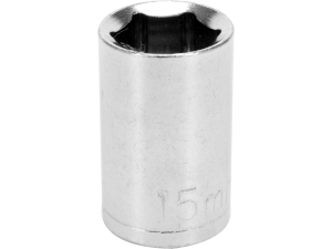 Nasadka 6 kątna STHOR 1/2 cala rozmiar 15mm do klucza udarowego stal 53337