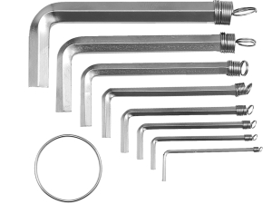 Zestaw kluczy imbusowych VOREL sześciokątnych 8 szt.uk 2-10mm HEX stal 56392