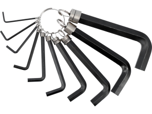 Zestaw kluczy imbusowych VOREL sześciokątnych 10 szt. HEX 2-14mm stal 56400