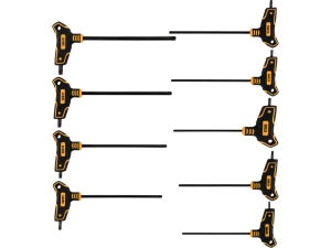 Zestaw kluczy trzpieniowych VOREL TORX 9 szt.uk z rękojeścią stal CrV 56639