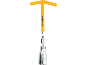 Klucz do świec VOREL 21mm przegubowy z rękojeścią gumowaną stal CrV 57210