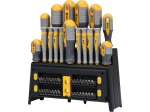 Zestaw wkrętaków VOREL 50 szt. płaskie krzyżakowe TORX ph pz stal CrV 60780