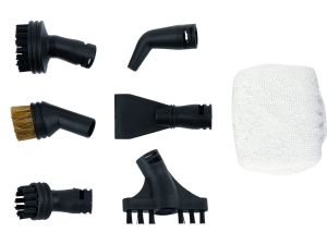 Zestaw akcesoriów do mopa parowego LUND 7 szt. szczotki dysza skrobak 67224