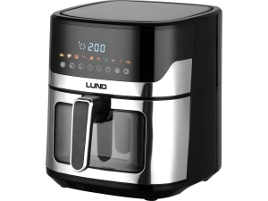 Frytkownica beztłuszczowa LUND air fryer 1600W 6.5L czarna 67562