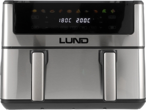 Frytkownica beztłuszczowa LUND 2600W air fryer 10L czarna duża 67595