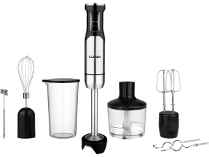Blender ręczny mikser LUND 1000W zestaw 12 biegów z akcesoriami 67693