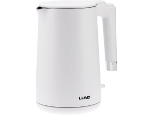 Czajnik elektryczny LUND cool touch 2200W 1.5L biały podwójne ścianki 68207