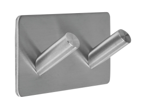 Haczyk podwójny samoprzylepny FALA steely 90x45mm wieszak na klej 3m 69373