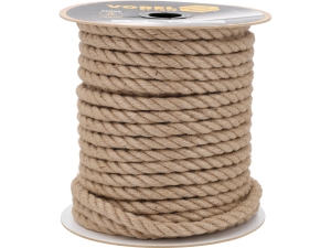 Lina jutowa sznurek VOREL 18mm 50m skręcana naturalna dekoracyjna 69565