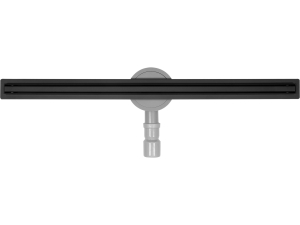 Odpływ liniowy FALA slim black niski 90cm czarny prysznicowy 3cm 71639