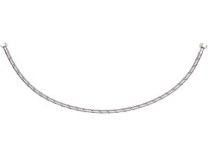 Wąż przyłączeniowy do wody FALA elastyczny 80cm 1/2 3/8 z atestem 71811