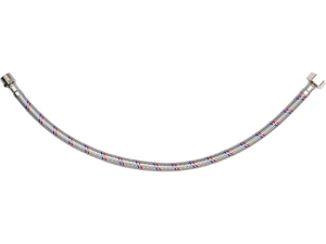 Wąż przyłączeniowy FALA do wody f/M 1/2 na 3/8 cala 50cm 500mm oplot 71829
