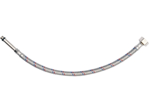 Wąż przyłączeniowy do wody FALA 40cm elastyczny 1/2 cala M10x1 71847