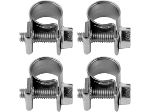 Opaska ślimakowa VOREL obejma zaciskowa 8-10mm 9mm 4 szt. ocynk w1 73780