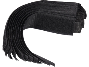 Opaski z rzepem VOREL do kabli organizer 150x25mm 10 szt.uk czarne 73850
