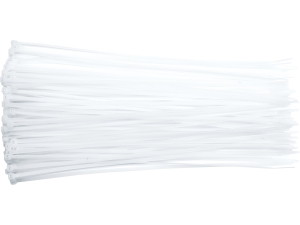 Opaski plastikowe 80x2,5 100 szt. białe VOREL 73881