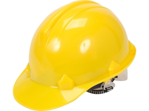 Kask ochronny VOREL budowlany roboczy żółty z regulacją hdpe 74172