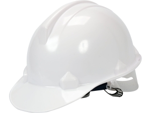 Kask ochronny VOREL budowlany roboczy biały z regulacją hdpe 74173