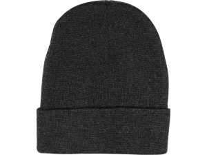 Czapka zimowa VOREL typu beanie wywijana szara akryl uniwersalna 74232