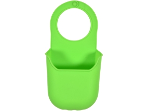 Organizer silikonowy FALA do zlewu ociekacz na gąbkę zielony 20x10cm 74789