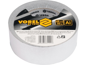Taśma aluminiowa VOREL samowulkanizująca elastyczna 48mm 50m 75141