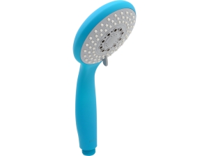 Słuchawka prysznicowa FALA salto 3-funkcyjna niebieska blue soft touch 75622