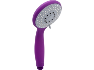 Słuchawka prysznicowa FALA salto 3 funkcyjna okrągła violet soft touch 75623