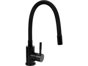 Bateria zlewozmywakowa FALA black flexible czarna stojąca jednouchwytowa 75775