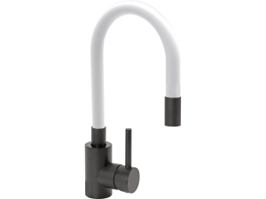 Bateria kuchenna FALA black flexible stojąca biała jednouchwytowa 75776