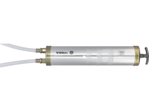 Pompka ręczna do oleju VOREL do wysysania 500ml wąż 300mm 78035
