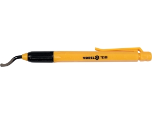Gratownik do rur VOREL 140mm z wymiennym ostrzem HSS M2 do metalu pvc 78388