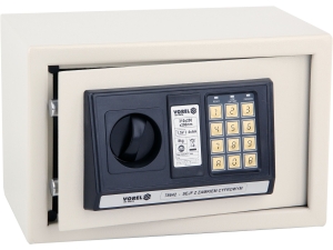 Sejf VOREL szyfrowy elektroniczny 31x20x20cm szary na pieniądze 78642