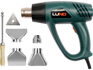 Opalarka elektryczna LUND 2000W regulacja temperatury z walizką 79325