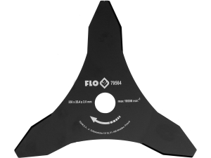 Tarcza tnąca do kosy FLO trójząb 250mm stalowa hartowana 79564