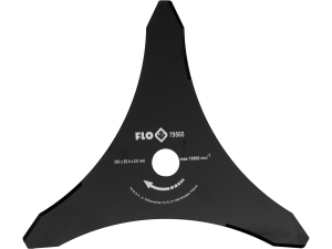 Tarcza do kosy FLO trójząb 305mm do trawy chwastów otwór 25.4mm 79565