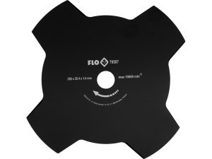 Tarcza do kosy FLO 4 ramienna 250mm do trawy chwastów otwór 25.4mm 79567