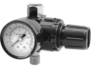 Reduktor z manometrem VOREL pneumatyczny szybkozłącze 40mm 81562