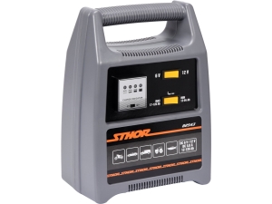 Prostownik STHOR 6/12V 8A 120 Ah do akumulatorów wet wskaźnik led 82543