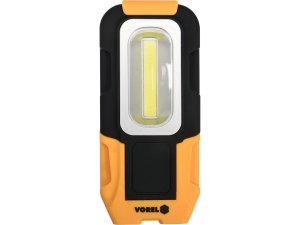 Lampa ręczna VOREL obrotowa warsztatowa cob led z magnesem na baterie 82724
