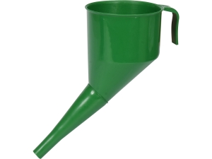 Lejek skośny VOREL z sitkiem zielony 130mm do płynów 83018