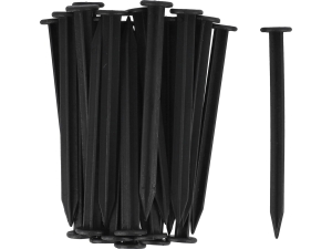 Szpilki do agrotkaniny FLO kotwy 18cm czarne 25 szt.uk do obrzeży 88713