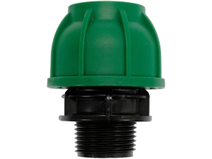 Złączka skręcana FLO PP GZ 32mm x 1 cal do rur PE w instalacjach wodnych 88896