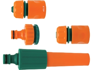Zestaw złączek FLO 1/2 cala do węża ze zraszaczem prostym ogrodowy 89204