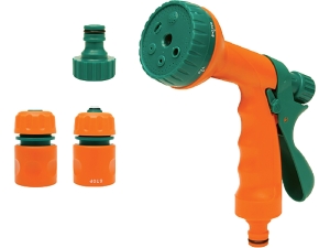 Zestaw do zraszania FLO pistolet wielofunkcyjny złączki do węża 1 2 89206