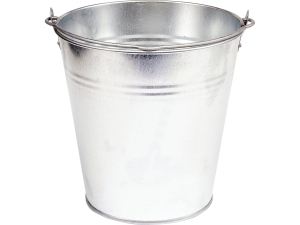 Wiadro ocynkowane VOREL 5L metalowe stalowe do wody ogrodu budowy 89560